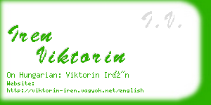iren viktorin business card